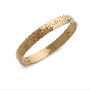 Kate Spade Gold Idiom Bangle
